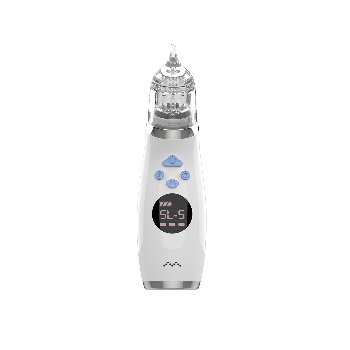 AMOMLU NoseRelief Go Electric Nasal Aspirator for Baby, Child Nose Sucker, Strong Suction, Water-Assisted Internal Rinse, Waterproof Pump Protection, USB Rechargeable, LED Night Light